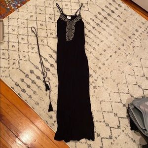 Black maxi dress
